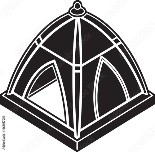 Dome Structure Illustration