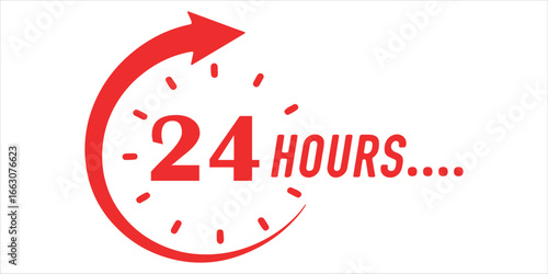 12 hours timer vector symbol black color style isolated on white background. Clock, stopwatch, cooking time label. 10 eps
