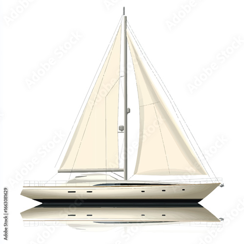 a modern yacht