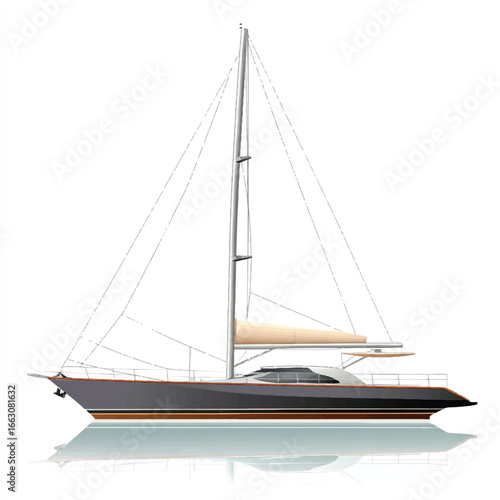 a modern yacht