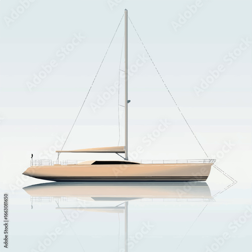 a modern yacht