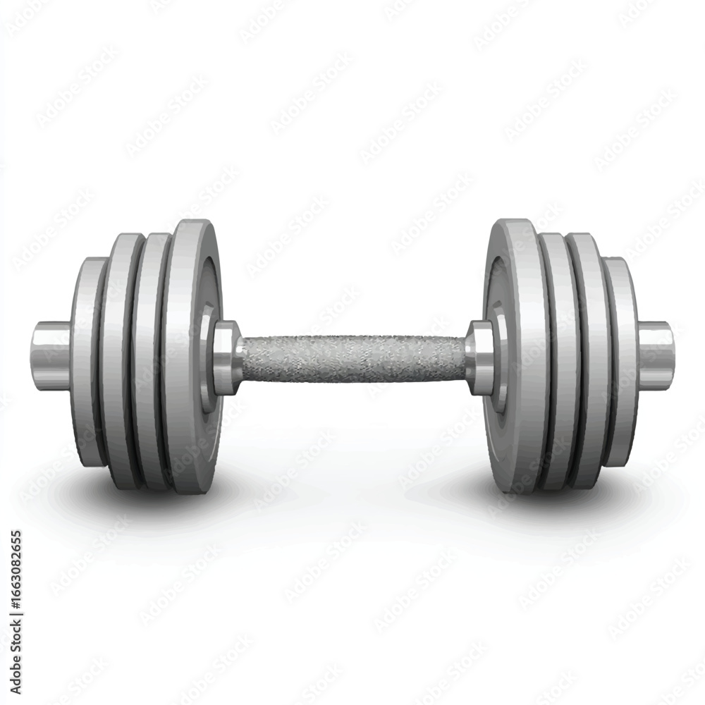 Fototapeta premium a pair of simple dumbbell
