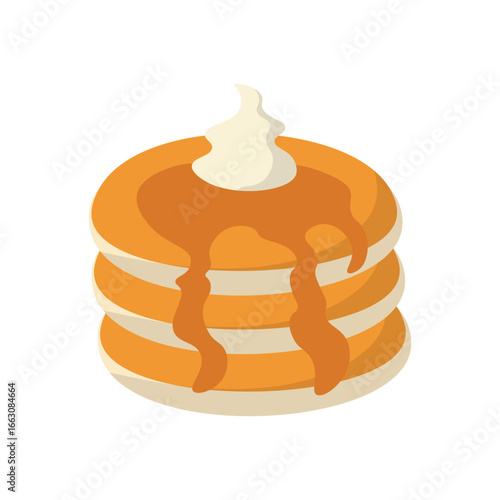 Pancakes Illustration