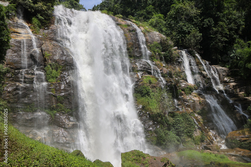 Wachirathan Waterfall at Doi Inthanon, Chiang Mai, Thailand.