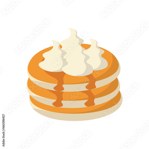 Pancakes Illustration