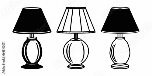 Table lamp lampshade lighting home decor interior design light fixture decorative lamp modern lamp vintage lamp