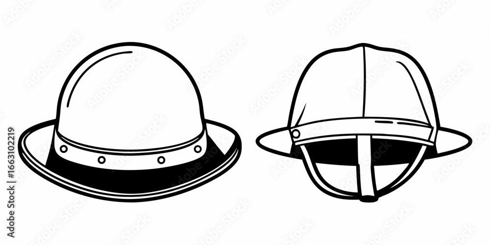 Fototapeta premium Explore kettle hat kettlehat drawing kettlehat vector kettlehat illustration kettlehat outline kettlehat art