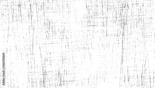 Abstract Black & White Grunge Texture – Distressed Scratches, Dirty Grain Overlay Vector Design on Transparent Background