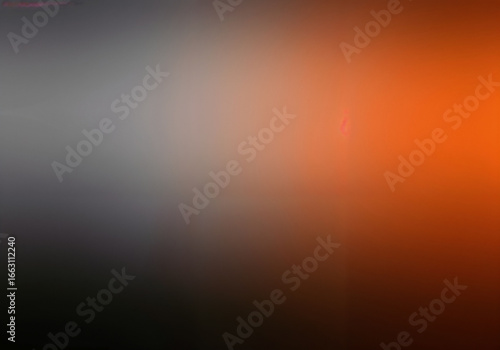 Gradient background blends tones of orange grey and brown creating soft sophisticated backdrop
