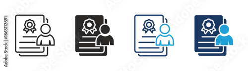 Set of Compliance icon collection in Multiple Style. Icon suitable for web and mobile application