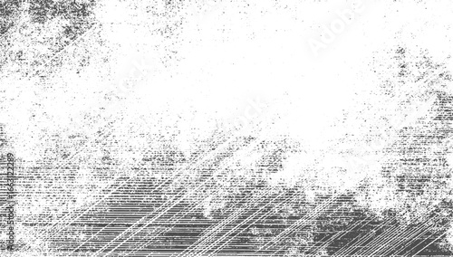 Fotografia Grunge Vintage Black and White Dusty Grunge Texture – Distressed White Grunge Texture – Subtle Overlay Background with Random Marks vector design on transparent background