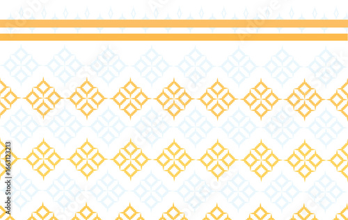 A seamless textile pattern design featuring elegant, intricate motifs inspired by traditional and modern fabric styles. Perfect for use in clothing, home decor, wallpapers, gift wraps, and craft