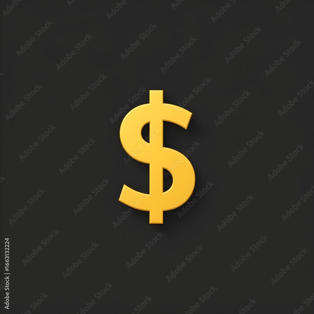 Obraz premium dollar symbol