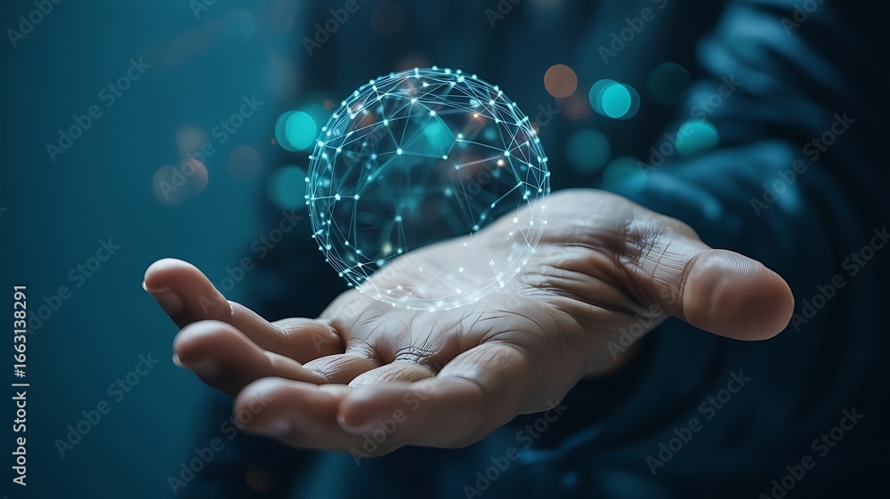 Hand-holding-glowing-network-connections-representing-modern-technology Hand-holding-glowing-network-connections-representing-modern-technology