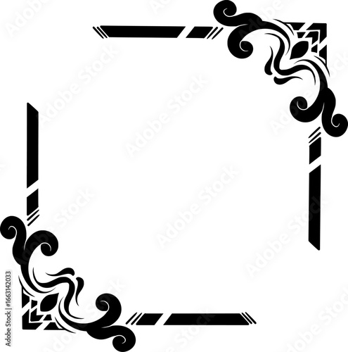 featuring a vintage corner ornament design with beautiful carvings
