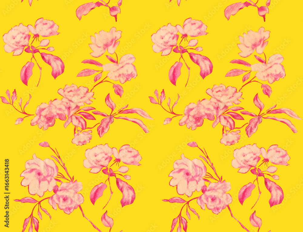 Obraz premium seamless floral pattern