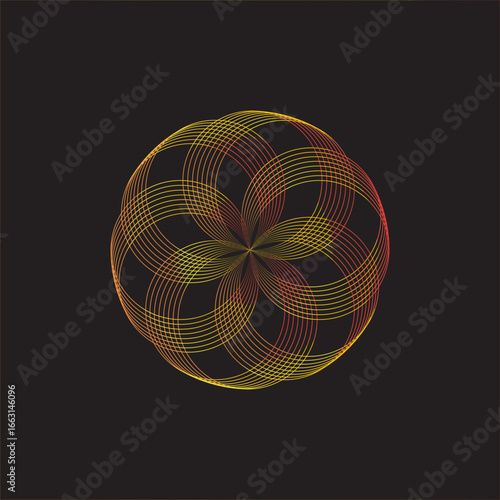abstract background with circles