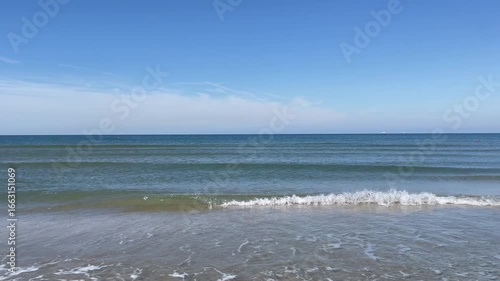 North Sea beach summer
