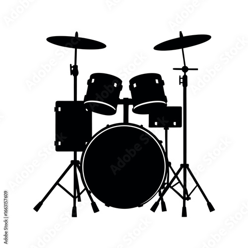 Tabla drums percussion instrument captured in artistic vector design Vector illustration