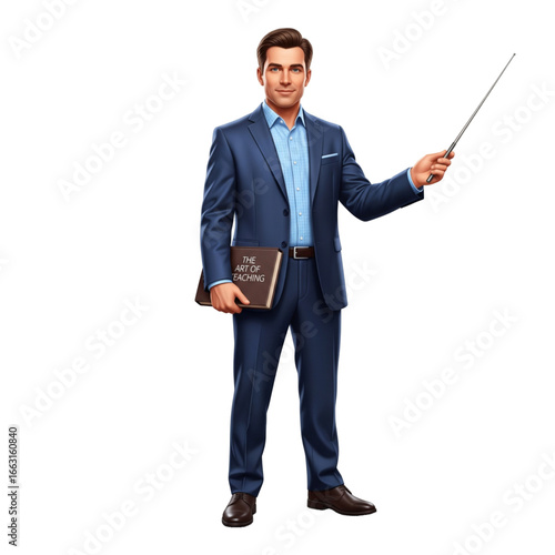 businessman with clipboard