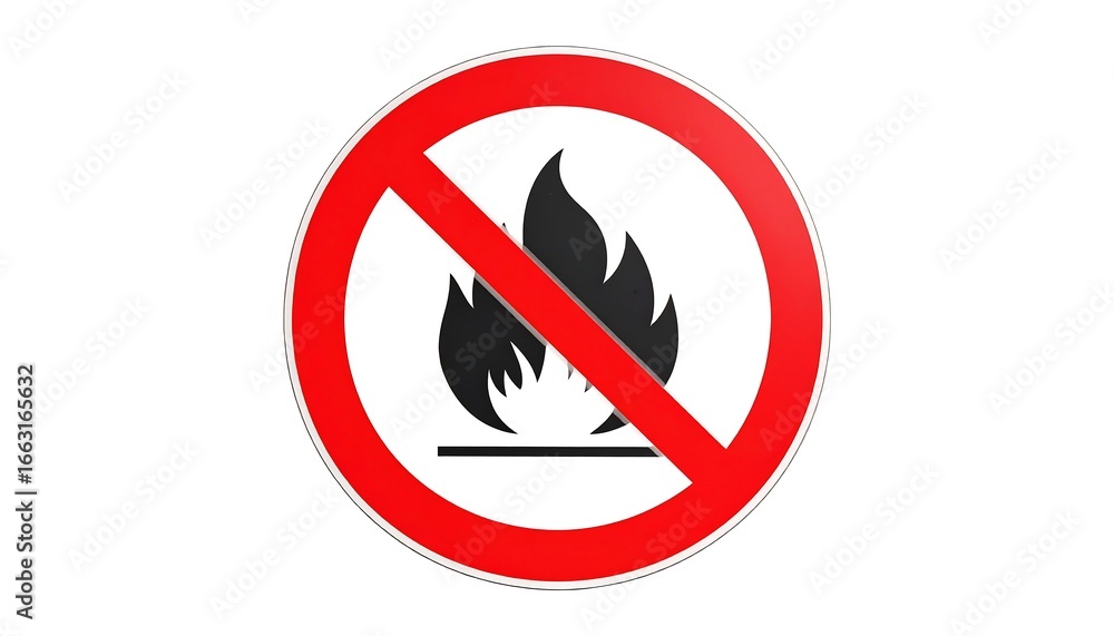 no open flame sign no open flame sign