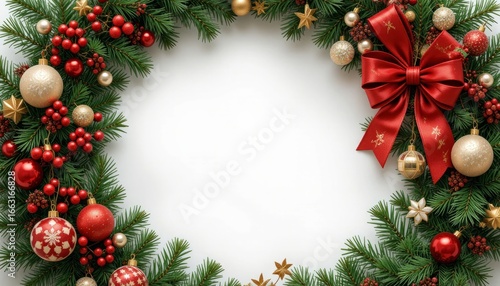 Wallpaper Mural Christmas wreath transparent background Torontodigital.ca