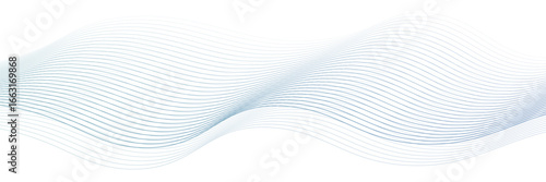 Abstract vector background with blue wavy lines. EPS10