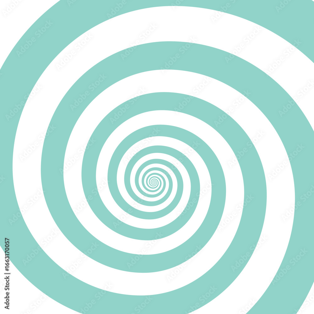 Naklejka premium Artistic spiral shape. Vector drawing