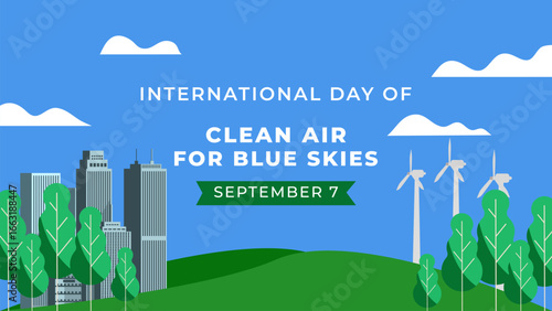 International Day of Clean Air for Blue Skies Flyer 