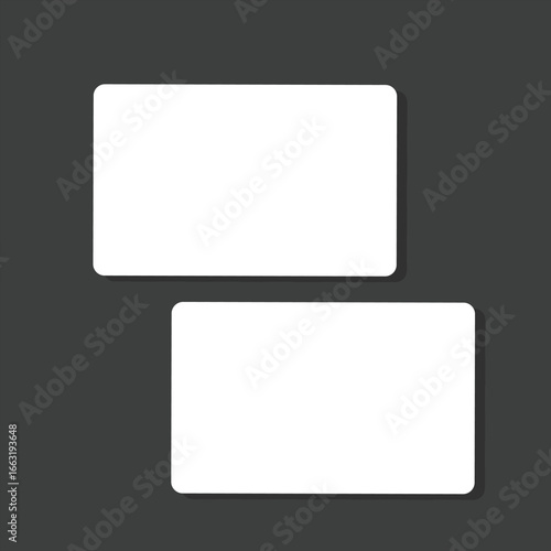 rounded business card mockup , credit card mockup