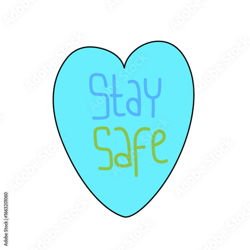 stay safe sticker