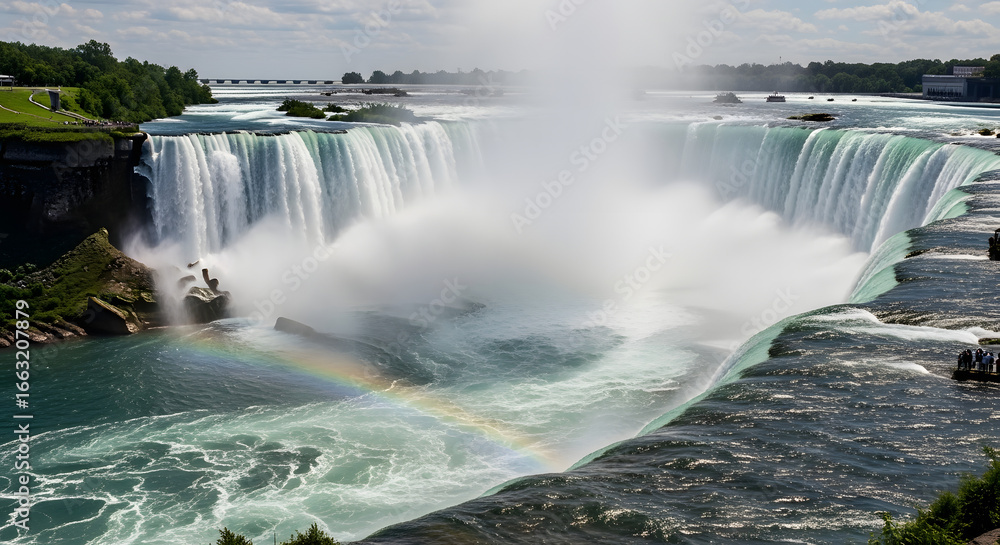 Fototapeta premium the beauty of Niagara Falls from the United States side