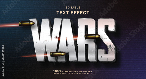 wars editable text effect	