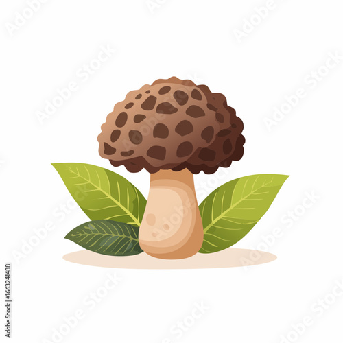 香り高い高級食材トリュフのベクターイラスト