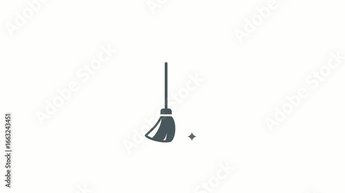 Data Clean Sweep – Animated Cleanup Icon
