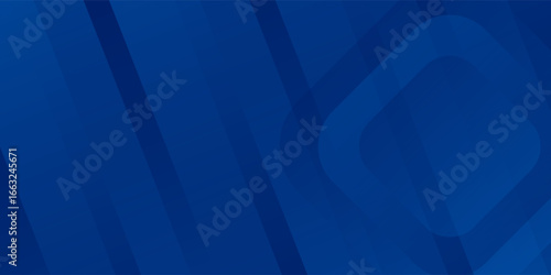 Abstract blue background with glowing geometric lines. Modern blue gradient square shape design. Futuristic technology concept. Suit for brochure, corporate, website, poster, banner, cover modern
