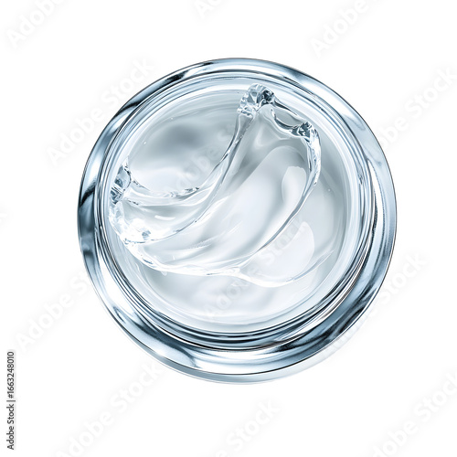 Clear Gel Moisturizer Jar Full Standalone Beauty Product Shot