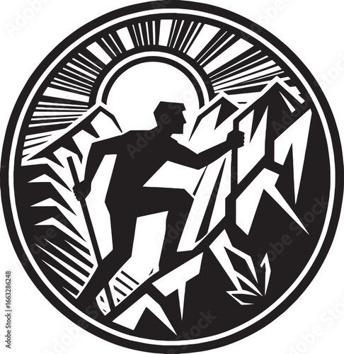 Intricate Black and White Vector Illustration Featuring the Word 'Ghetto' in an Ornamental Design