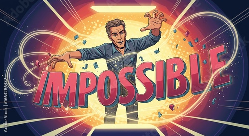 Turning the Impossible Possible A Motivational Concept Depicting Innovation and Achievement
