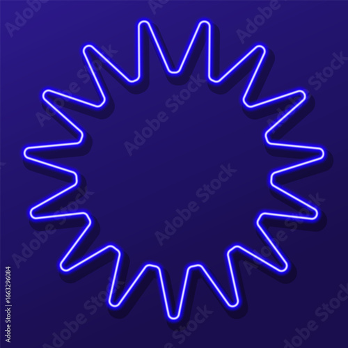 virus neon sign, colorful modern design trends on black background. Vector illustration.