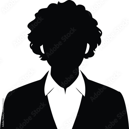 silhouette of a man in profile