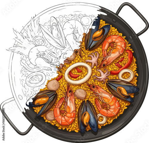 The Feast of Spain A Paella Sketch