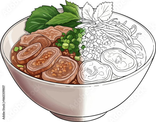 The Hanoi Special A Bun Cha Sketch