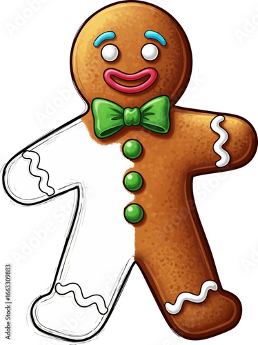 The Holiday Treat A Gingerbread Man Sketch