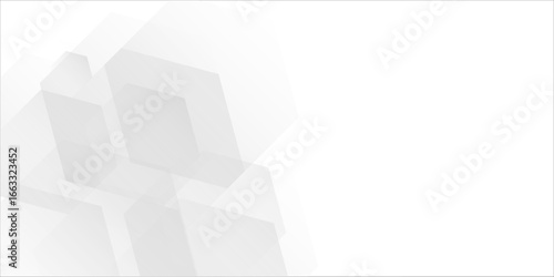 white geometric background hexagon with layered pattern design.eps 10.