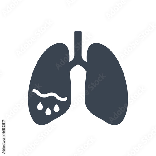 Pneumonia Lungs Icon