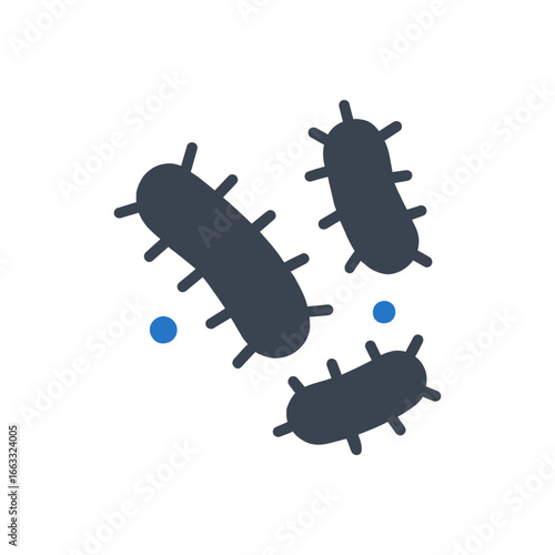Bacteria Microbes Icon
