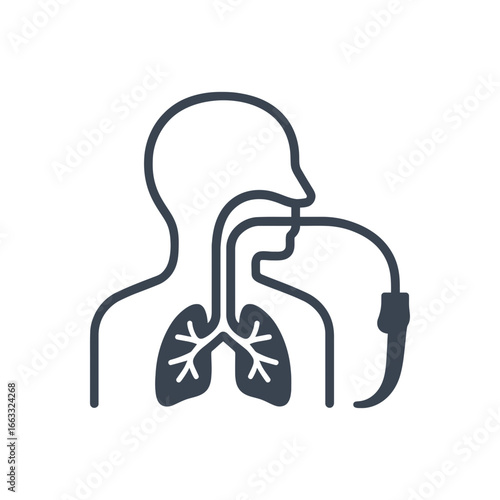 Bronchoscopy Procedure Icon