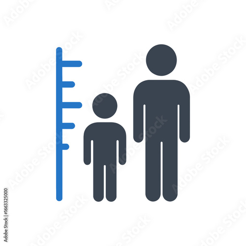 Growth Monitoring Endocrinology Icon