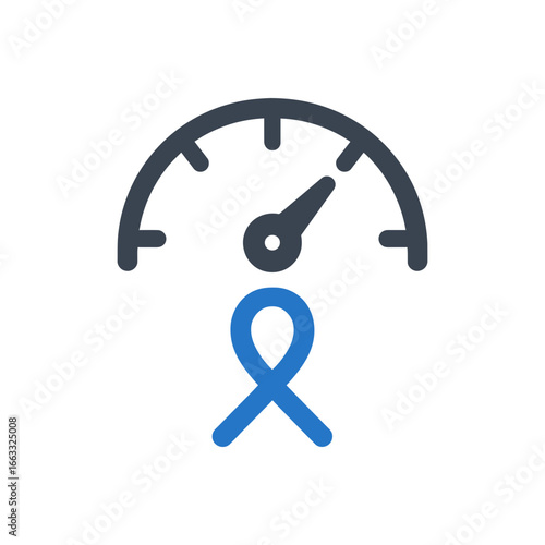 Endocrine Disorder Gauge Icon